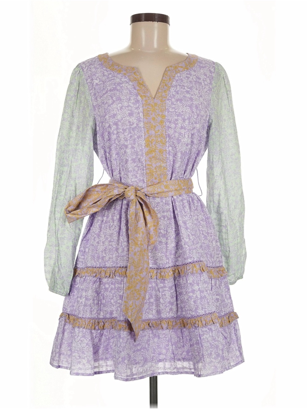 Roller Rabbit Aidan Floral Tiered Mini Dress
